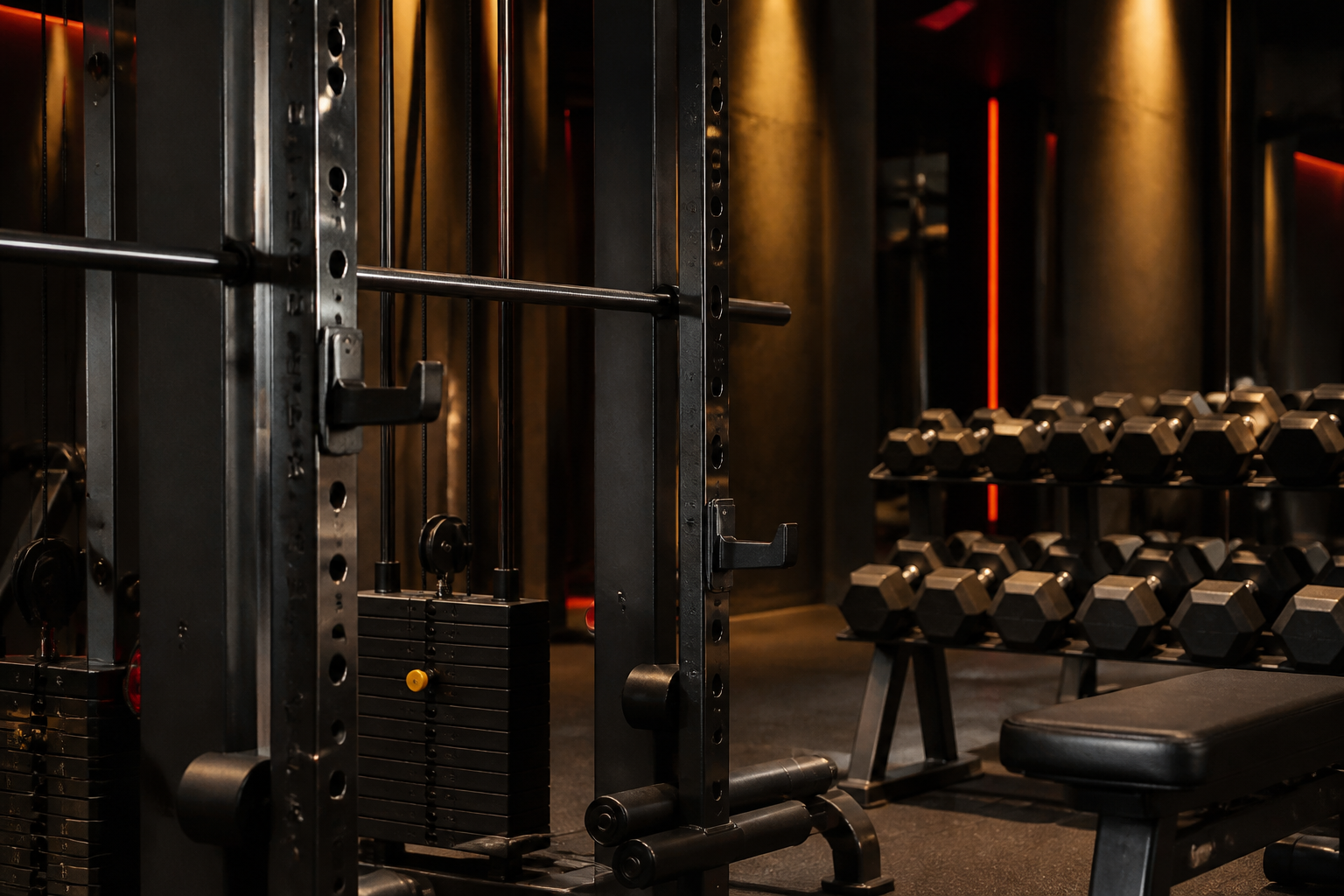 Concept artwork for The Club Gym training detail